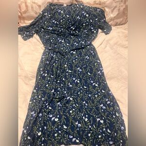 NWOT Floral Midi Dress